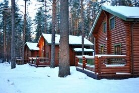 Коттедж с камином Номера домов: 1, 2, 3, База отдыха Громово Парк, Приозерский район