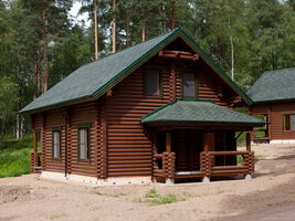 Коттедж с камином и сауной Номера домов: 5-9, База отдыха Громово Парк, Приозерский район