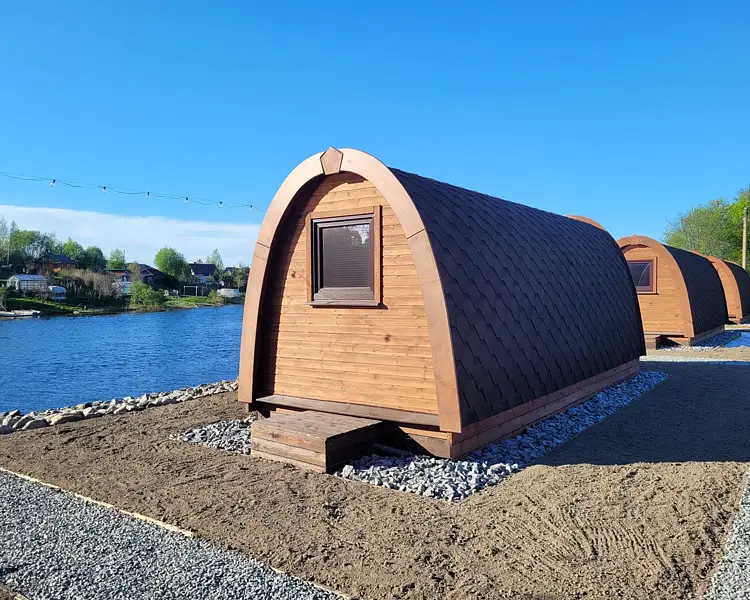 Глэмпинг Янисйоки, поселок Ляскеля, Республика Карелия