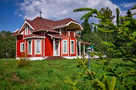 Шале Де Люкс из бруса, База отдыха Просто Эко, Клинский район