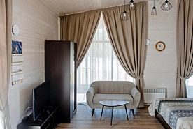 Двухместный коттедж Standard двуспальная кровать, Логи Апарт, поселок Логи