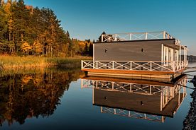Коттедж с балконом, База отдыха Времена года, Питкярантский