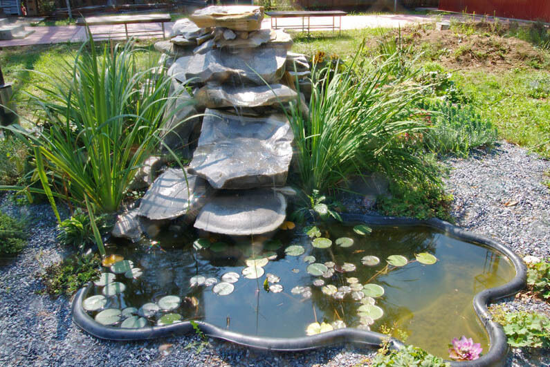 фонтан на территории | Уютная, Ульяновская область