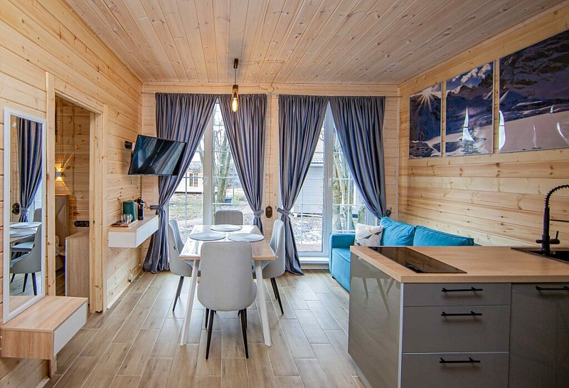 Шале Килиманджаро с сауной в Коробицыно, Ленинградская область: фото 3