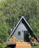 Четырёхместный семейный коттедж с красивым видом из окна, Глэмпинг Урман кэмп, село Большой Кульбаш