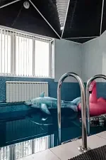 Крытый бассейн — Частный дом «Бачурино Деревня 254», Бачурино