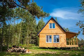 Дом Синий с тремя спальнями у воды, Гостевой дом Страна Семи Сов, Кашинский район