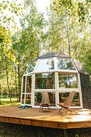 Купольный дом, Гостевой дом Стрелка, деревня Плешково