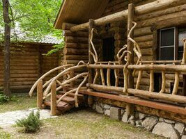 Коттедж с двухместным размещением и дополнительными местами «Русская изба», База отдыха Энергетик, село Федоровские луга