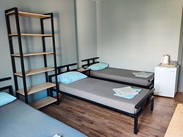 Номер 3-местный 3 односпальные кровати, Гостевой дом Анапа LOFT inn, Анапа