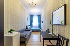 Эконом с большой кроватью и общим санузлом, Гостевой дом Викена, Санкт-Петербург