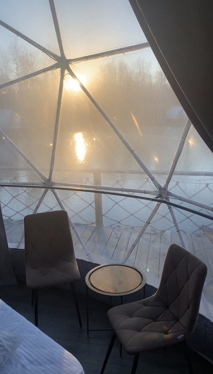 Фото 8 из отзыва о глэмпинге Шале на воде