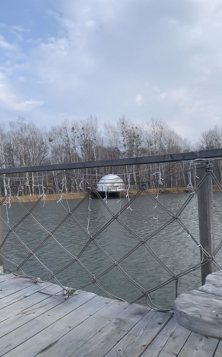 Фото 14 из отзыва о глэмпинге Шале на воде