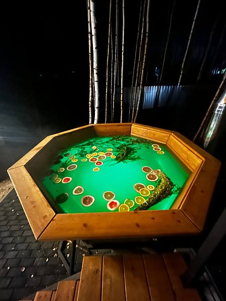 с чаном и баней возле горнолыжки Сорочаны, Московская область: фото 4