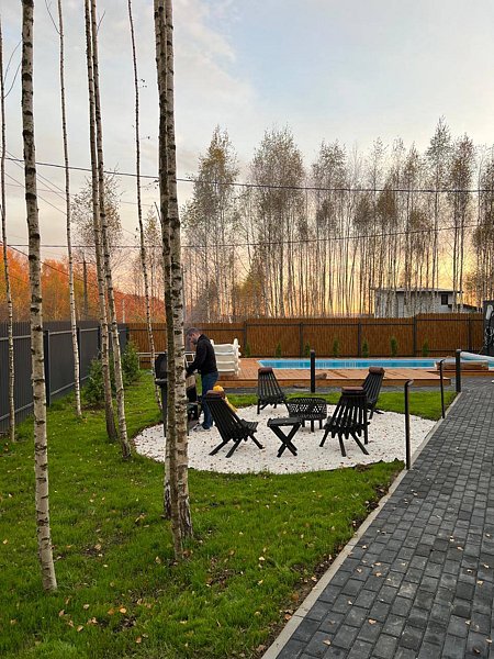 с чаном и баней возле горнолыжки Сорочаны, Московская область: фото 5