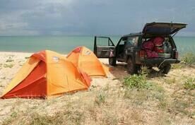 Машина + палатка, Автокемпинг Русские Кемпинги Туутари, Ломоносовский район