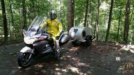 Мотоцикл + палатка, Автокемпинг Русские Кемпинги Туутари, Ломоносовский район