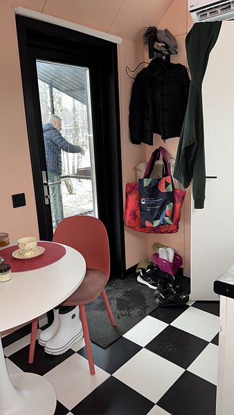 Фото 2 из отзыва о глэмпинге Domingo Dacha A-Frame