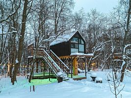 Дом на дереве «Лондонский туман», Глэмпинг Vazuza Love, Гагаринский