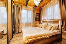 С купелью на дровах Дом Deluxe с красивым видом из окна, База отдыха Просто Эко, Клинский район