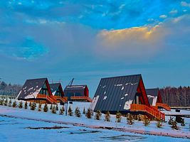 A-frame Шоколадный, База отдыха Вондига Парк, Сергиево-Посадский