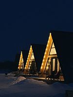 A-FRAME №2, База отдыха и рыбалки Экотур Лебедино, Алексеевский район