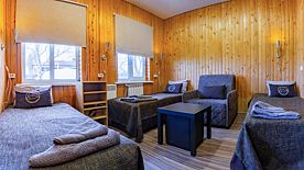 4-х местный с удобствами на этаже (Дом №1), Гостевой дом Уксунлахти, Питкяранта