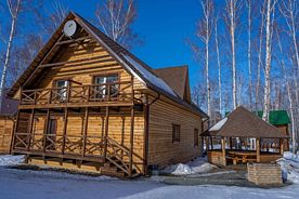 Хижина, База отдыха Медвежий угол Увильды, село Губернское