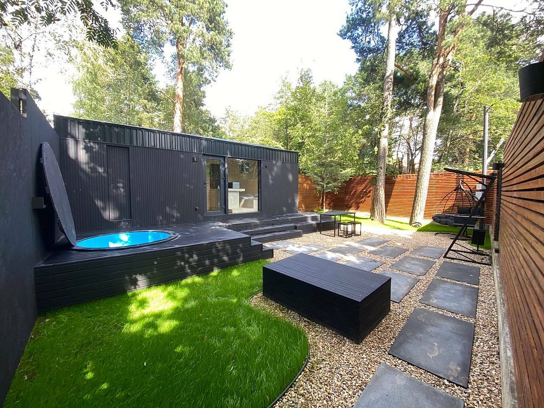 Ультрасовременный домик для двоих с мангалом и купелью, Одинцовский, Московская область