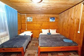 Трехместный "Эконом" с общим санузлом, База отдыха Ёлки, Катунское