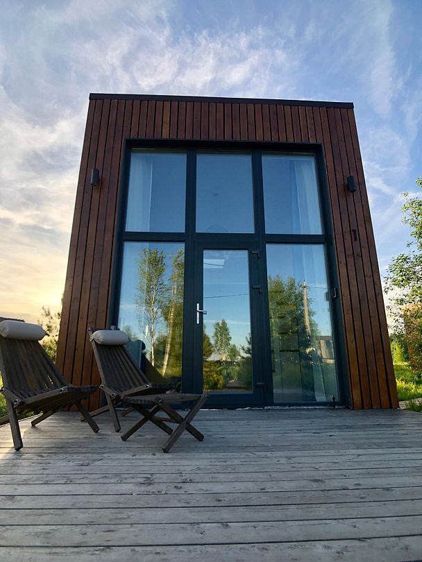 Шелуха Хаус Уютный Tiny House с мансардным окном, Московская область: фото 2