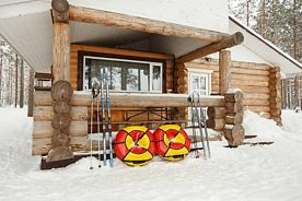 Дом Баня, База отдыха Северное сияние, Курмойла