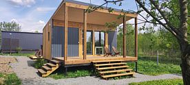 Смарт-коттедж 20 м., Глэмпинг Shapkin Glamping, Морозово