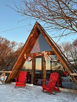 Дом №17 Панорамное шале, Глэмпинг На краю земли, Козельский