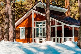 Семейный эко-домик Номера домов: №2–7, 13–15, База отдыха Пирос, деревня Пирусс