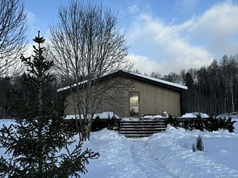 Глэмпинг Sheluha house Дом для уединения с камином около леса