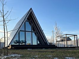 Дом в стиле A-Frame, Гостевой дом Four-Frame, Омский район