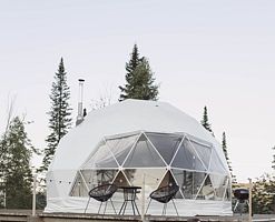 Тентовый купольный дом, Глэмпинг Dzen Dome, Шерегеш