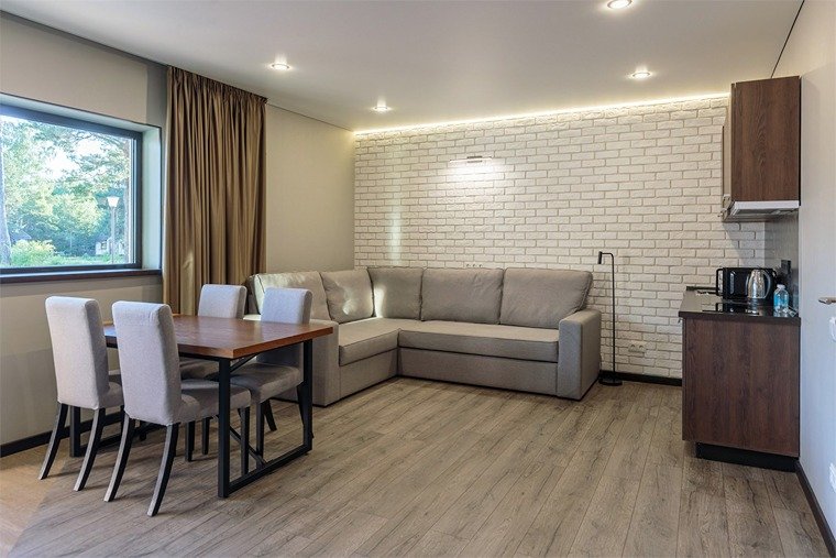 Апартаменты 4-местный 2-комнатный (с сауной)