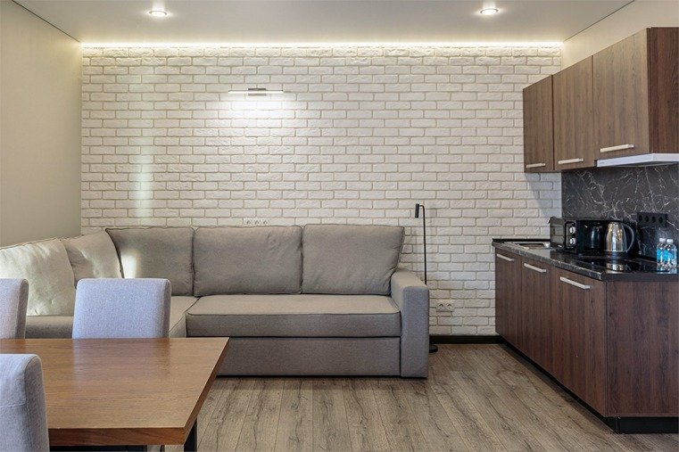 Апартаменты 4-местный 2-комнатный (с сауной)