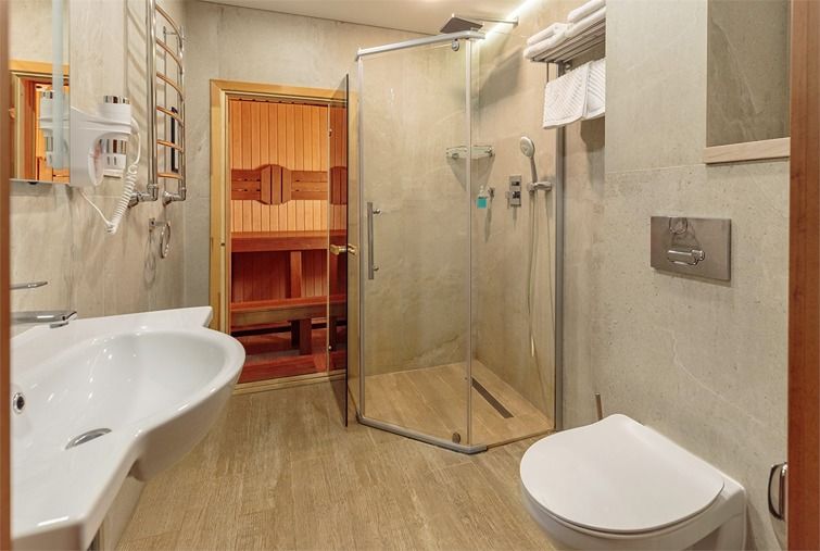 Апартаменты 4-местный 2-комнатный (с сауной)