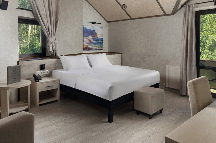 Делюкс 4-местный 1-комнатный (Семейный)