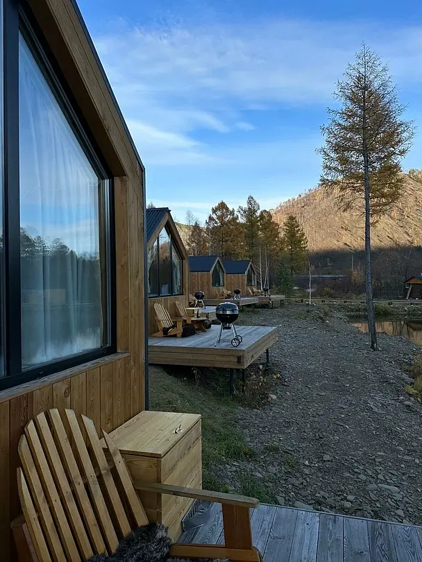 Глэмпинг Khan Glamping Goloustnoye, поселок Большое Голоустное, Иркутская область