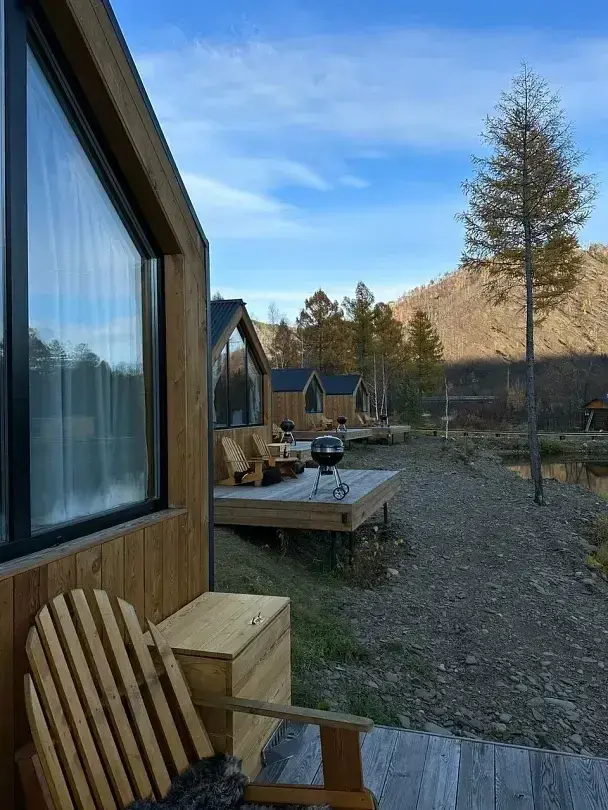 Глэмпинг Khan Glamping Goloustnoye, поселок Большое Голоустное, Иркутская область