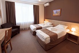 Двухместный номер с душем Комфорт 2 отдельные кровати, Гостевой дом Чехов, Тверь