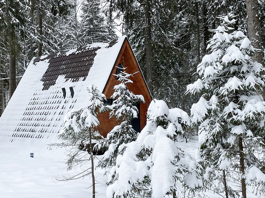 Дом в аренду А-фрейм с баней, Московская область: фото 4