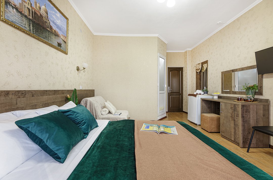 Комфорт 2-местный 1-комнатный (с балконом +1)