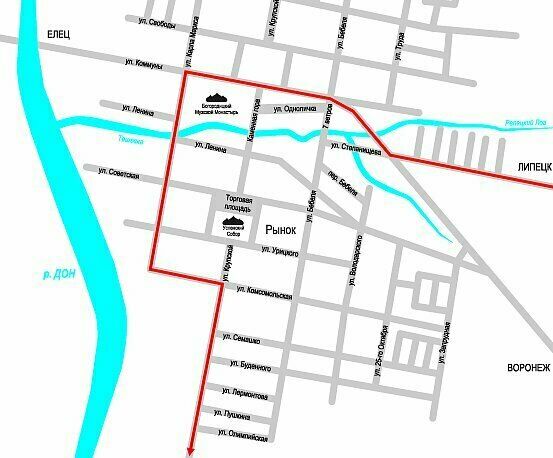 Схема проезда | Форест Парк, Липецкая область