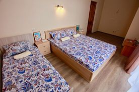 Трёхместный номер Standard с балконом и с красивым видом из окна, Гостевой Дом Nacharianoff, Гагра