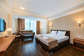 Студия с балконом и с видом на горы, Дом отдыха имени Челюскинцев, Гагра